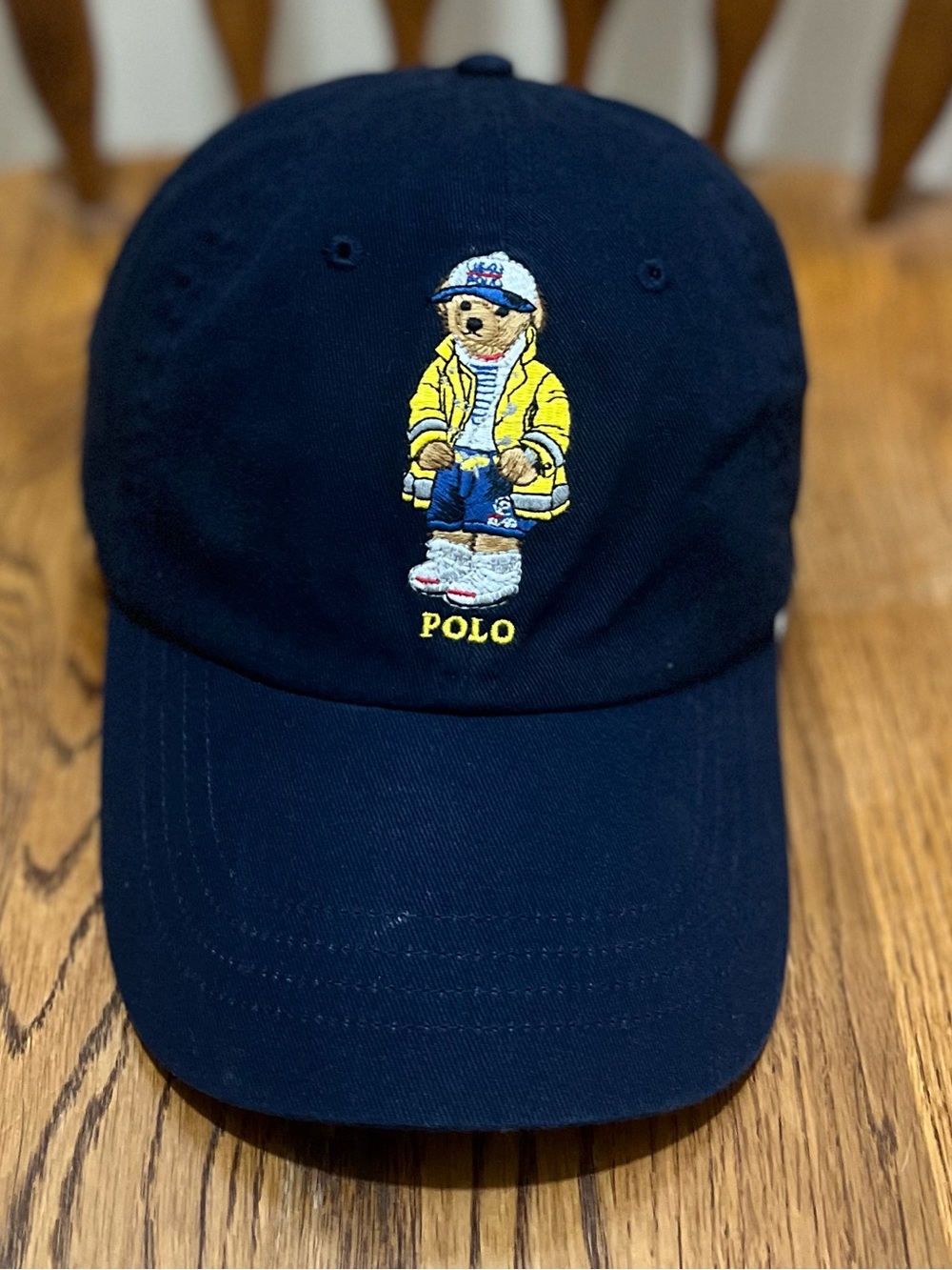 🧢 Polo Ralph Lauren Polo Bear Chino Ball Cap – Navy Blue